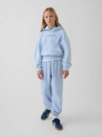 Gap Kids Vintagesoft Relaxed Joggers In Cerulean Blue