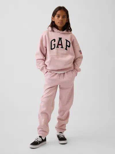 Gap Kids Vintagesoft Relaxed Joggers In Pink