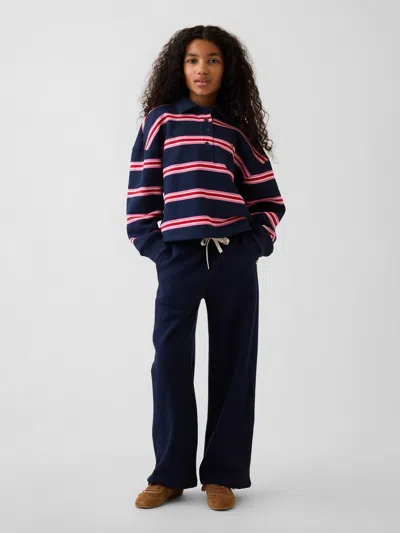 Gap Kids Vintagesoft Relaxed Sweatpants In Dark Blue