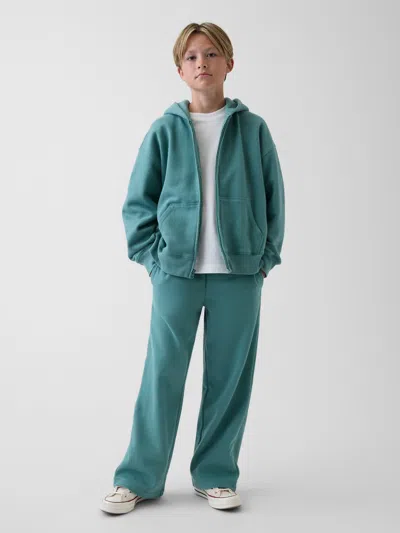 Gap Kids Vintagesoft Relaxed Sweatpants In Sagebrush Green