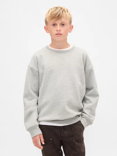Gap Kids Vintagesoft Relaxed Sweatshirt In Gray