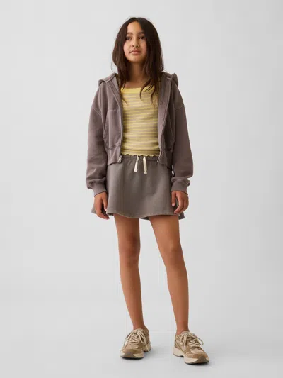 Gap Kids Vintagesoft Skort In Toasted Almond Brown