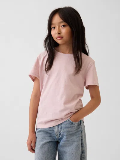 Gap Kids Vintagesoft T-shirt In Primitive Pink