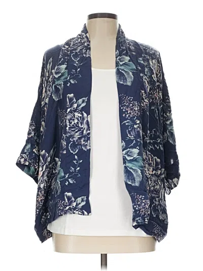 Pre-owned Gap Kimono In Blue