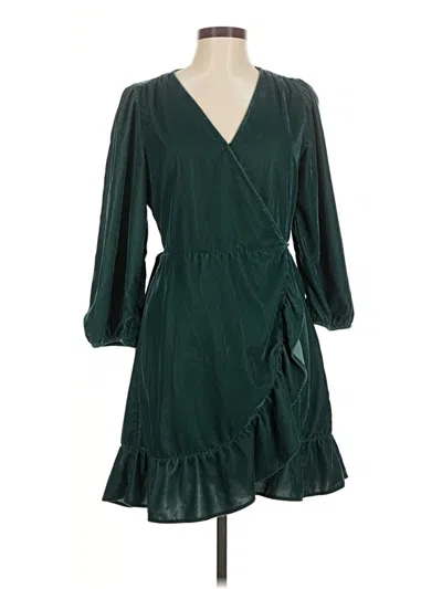 Pre-owned Gap Kimono In Green