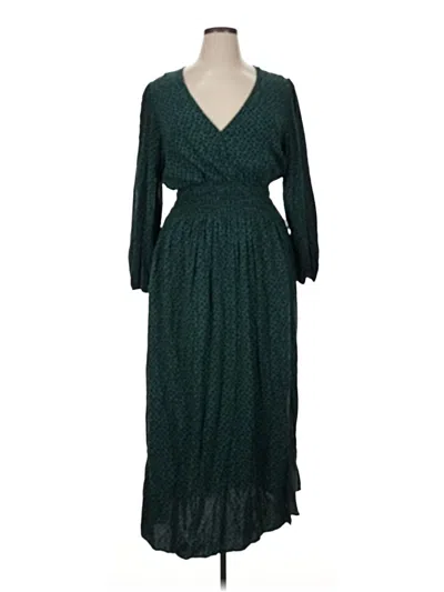 Pre-owned Gap Kimono In Green
