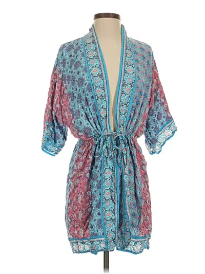 Pre-owned Gap Kimono In Teal