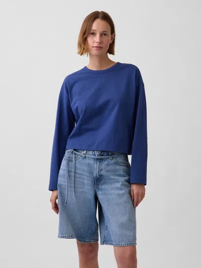 Gap Knit Oversized Crop T-shirt