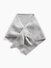 Gap Knit Triangle Scarf In Grey