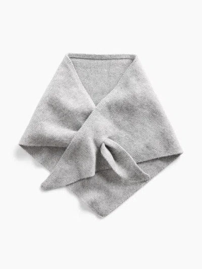 Gap Knit Triangle Scarf In Grey