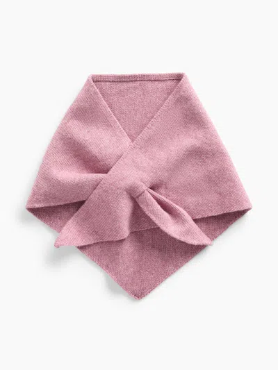 Gap Knit Triangle Scarf In Wispy Mauve