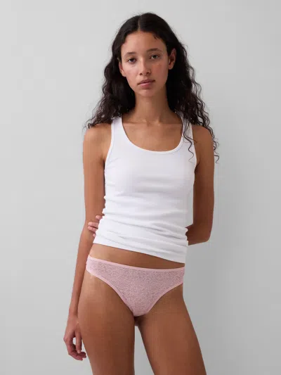 Gap Lace Thong In Pink