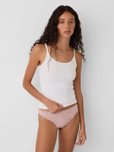 Gap Lace Thong In Primitive Pink