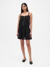 Gap Lace-trim Drop-waist Mini Dress