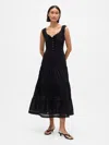 Gap Lace-trim Tiered Maxi Dress