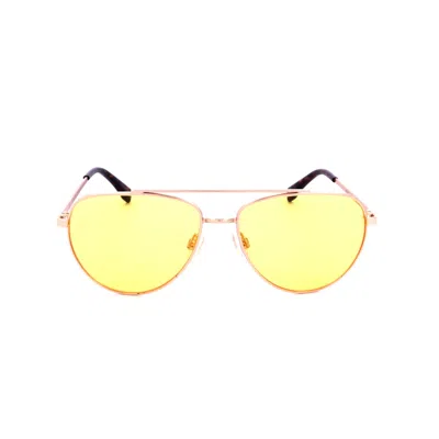 Gap Ladies Gold Tone Pilot Sunglasses Sgp416-2 In ["white"]