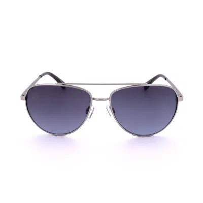 Gap Ladies Silver Tone Pilot Sunglasses Sgp416-3 In ["white"]