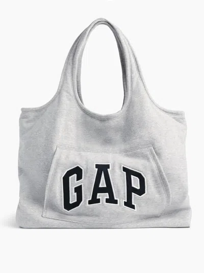 Gap Large Hoodie Tote In Light Grey