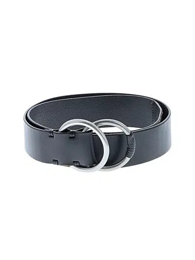 Pre-owned Gap Leather Belt In Black