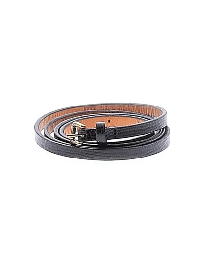 Pre-owned Gap Leather Belt In Black