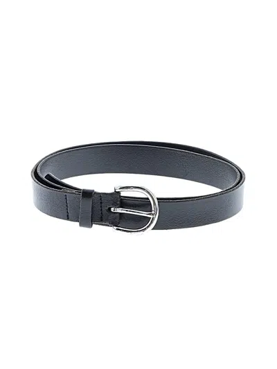 Pre-owned Gap Leather Belt In Black