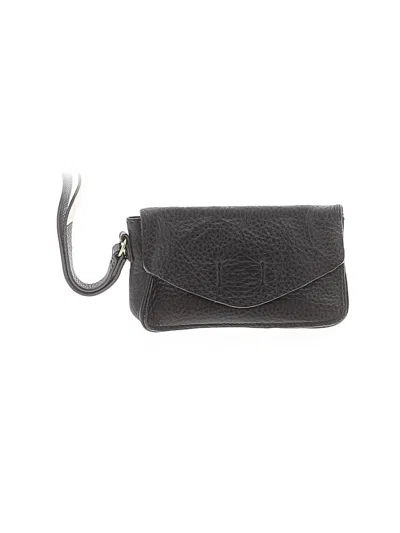 Pre-owned Gap Leather Coin Purse In Black
