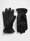 Gap Leather Gloves In Black