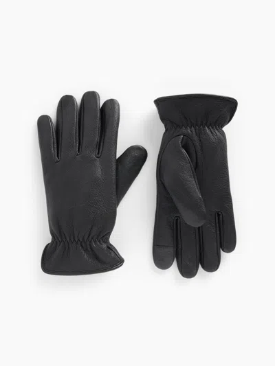 Gap Leather Gloves In Black