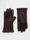 Gap Leather Gloves In Brown