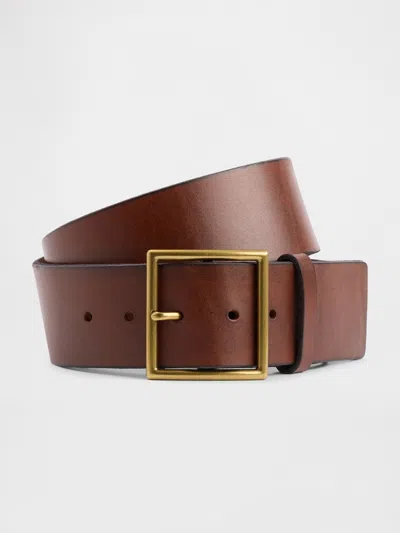 Gap Leather Square-buckle Belt