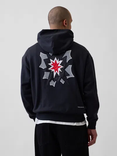 Gap | Lichtenstein | Whitney | Standing Explosion Heavyweight Hoodie In Black