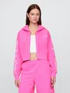 Gap Lilo & Stitch Adult Vintagesoft Cropped Zip Hoodie