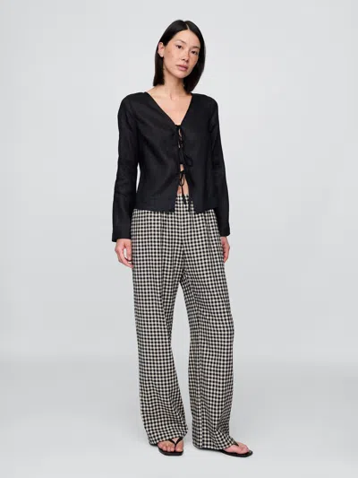 Gap Linen-blend Easy Wide-hem Pants