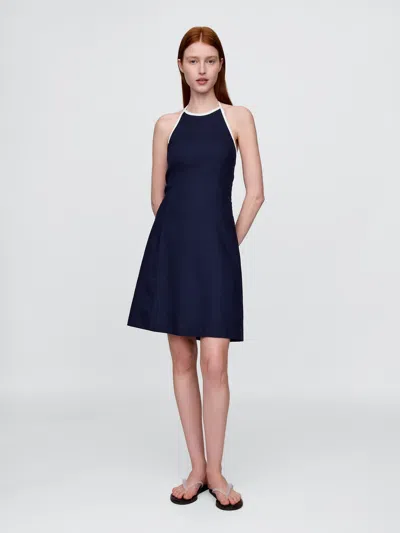 Gap Linen-blend Halter Mini Dress