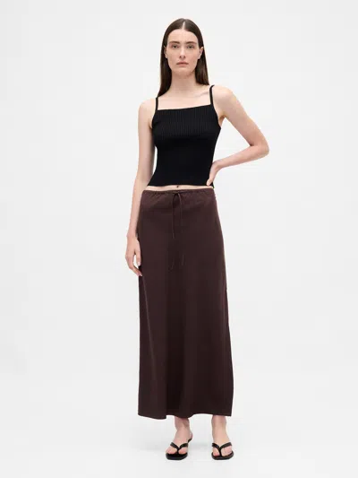 Gap Linen-blend Midi Skirt