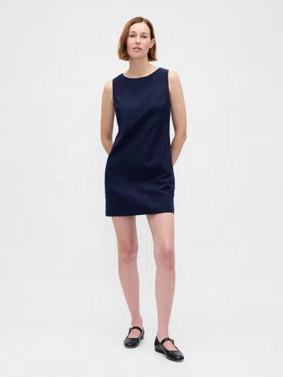 Gap Linen-blend Mini Shift Dress