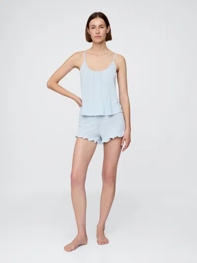 Gap Linen-blend Ruffle Pj Shorts