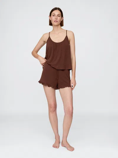 Gap Linen-blend Ruffle Pj Shorts