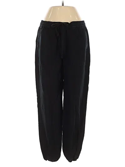 Pre-owned Gap Linen Pants In Black