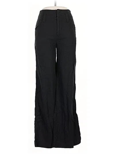 Pre-owned Gap Linen Pants In Black