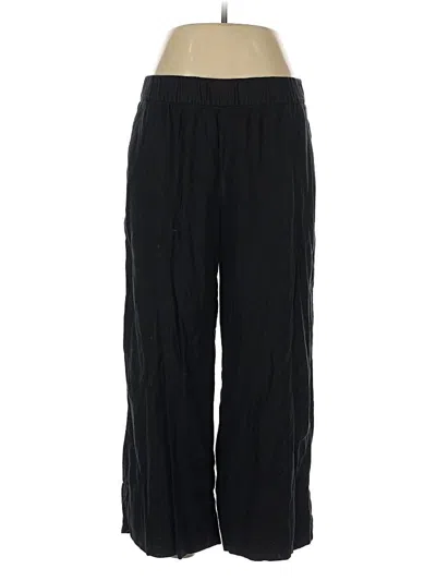 Pre-owned Gap Linen Pants In Black