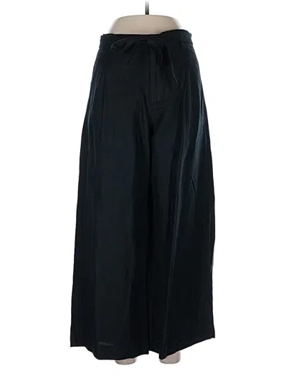 Pre-owned Gap Linen Pants In Black