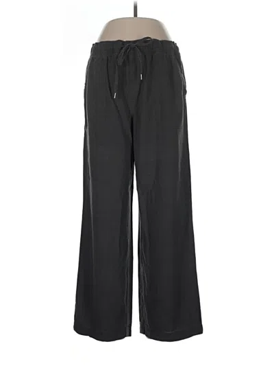 Pre-owned Gap Linen Pants In Black