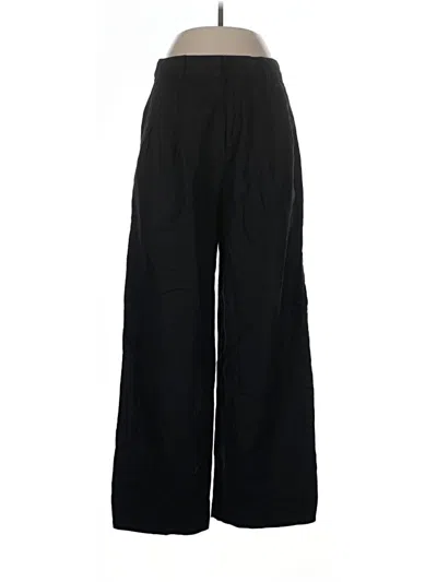 Pre-owned Gap Linen Pants In Black