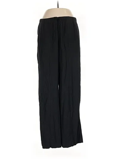 Pre-owned Gap Linen Pants In Black