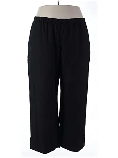 Pre-owned Gap Linen Pants In Black