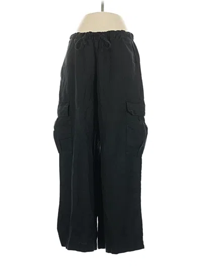 Pre-owned Gap Linen Pants In Black