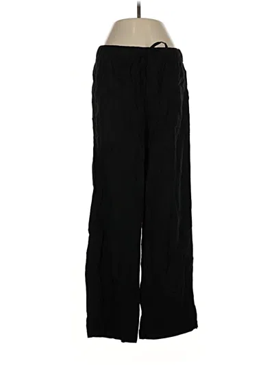 Pre-owned Gap Linen Pants In Black