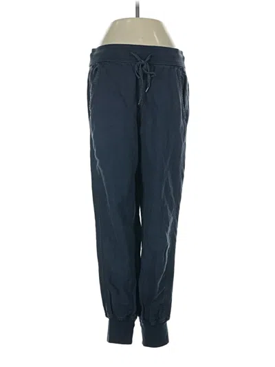 Pre-owned Gap Linen Pants In Blue
