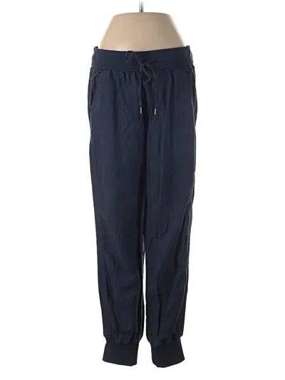 Pre-owned Gap Linen Pants In Blue